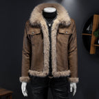 Nikolai - Men’s Faux Fur Collar Winter Jacket 2