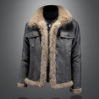 Nikolai - Men’s Faux Fur Collar Winter Jacket 5
