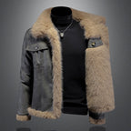 Nikolai - Men’s Faux Fur Collar Winter Jacket 7