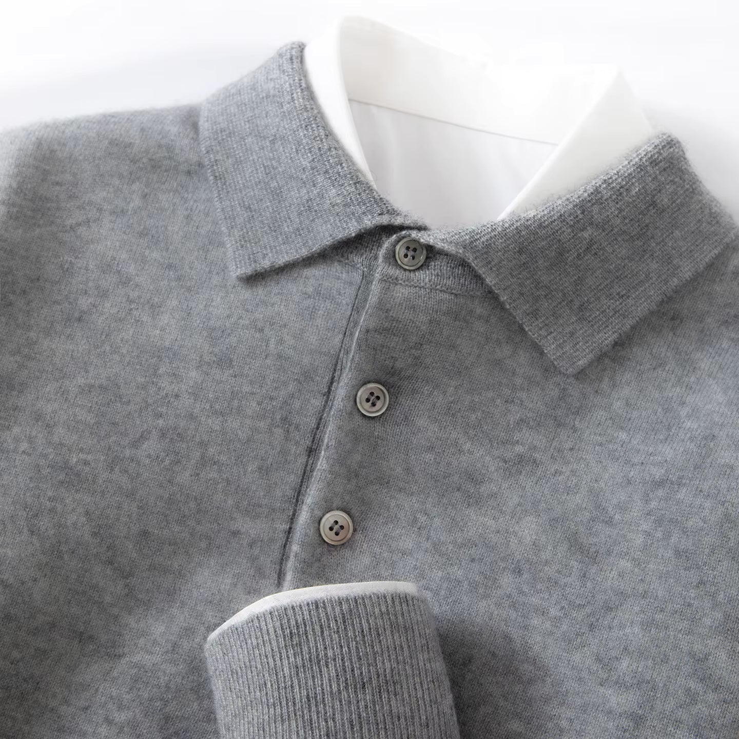 Orson - Men's Knit Polo with Button Placket