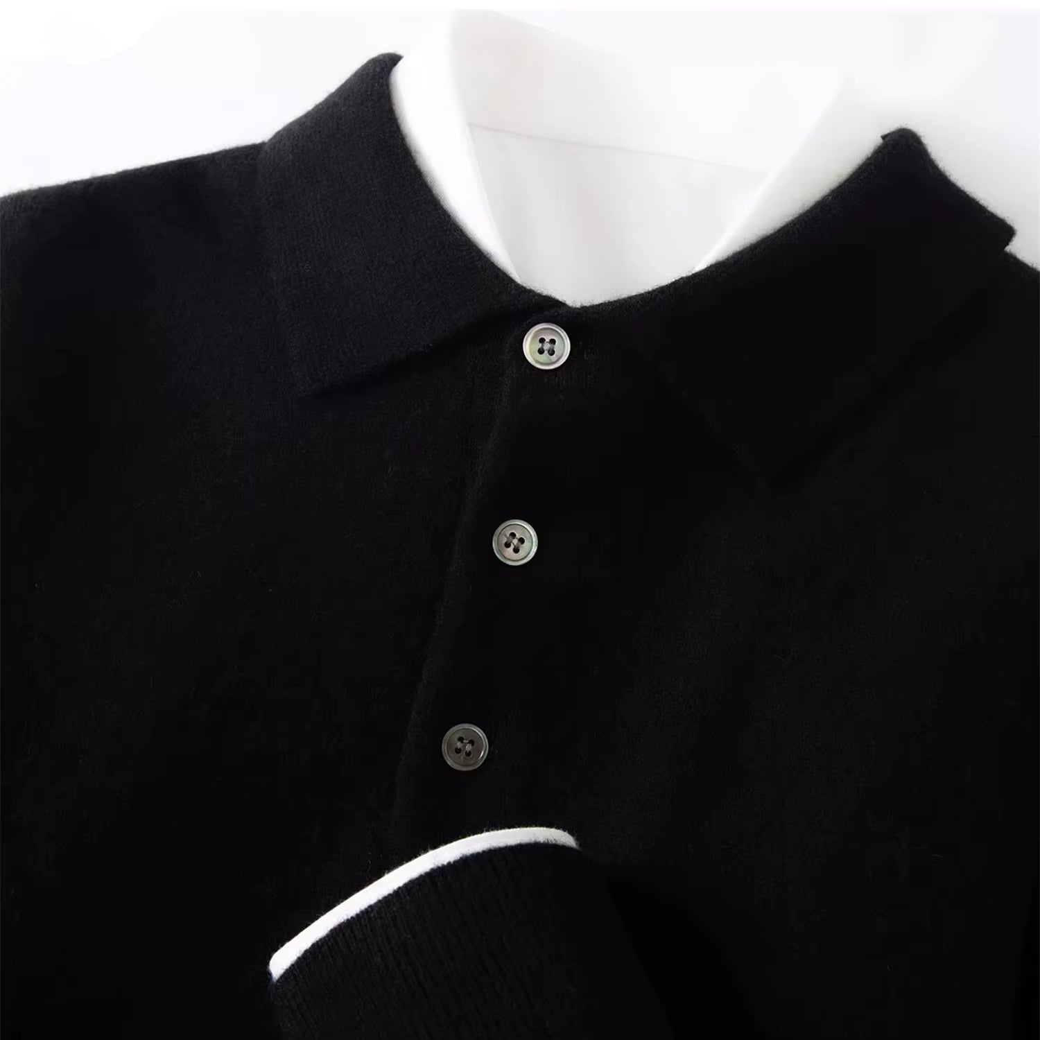 Orson - Men's Knit Polo with Button Placket