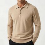 Orson - Men's Knit Polo with Button Placket