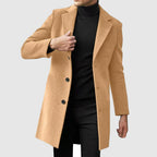 Orville - Men's Single-Breasted Wool-Blend Overcoat