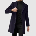 Orville - Men's Single-Breasted Wool-Blend Overcoat