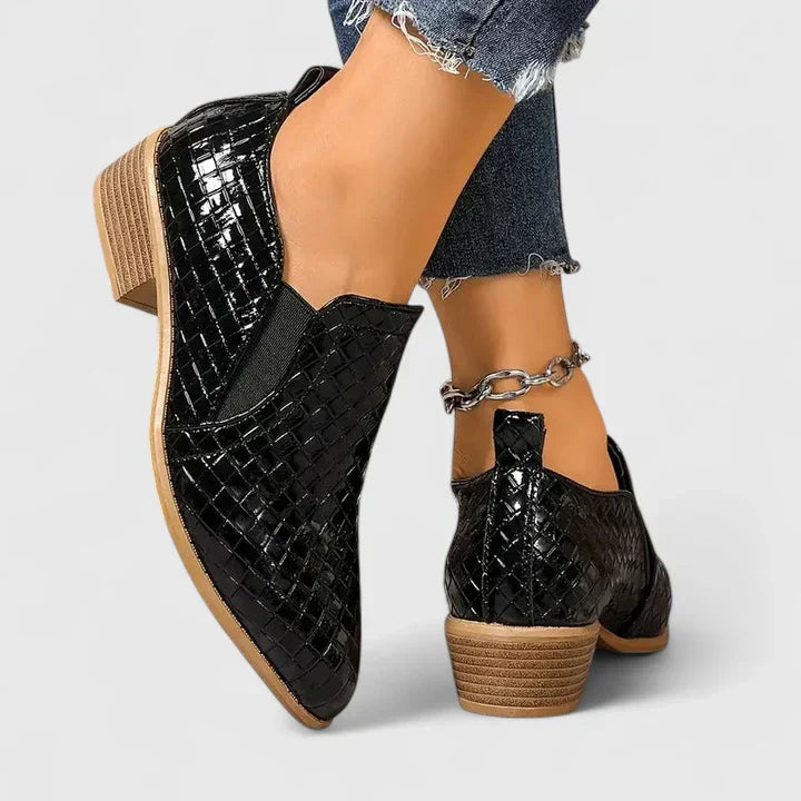 Piper - Women's Woven Ankle Boots