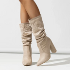 Quinley - Women's Slouchy Block-Heel Boots