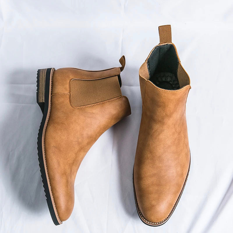 Ramon - Men's Chelsea Boots with Contrast Sole