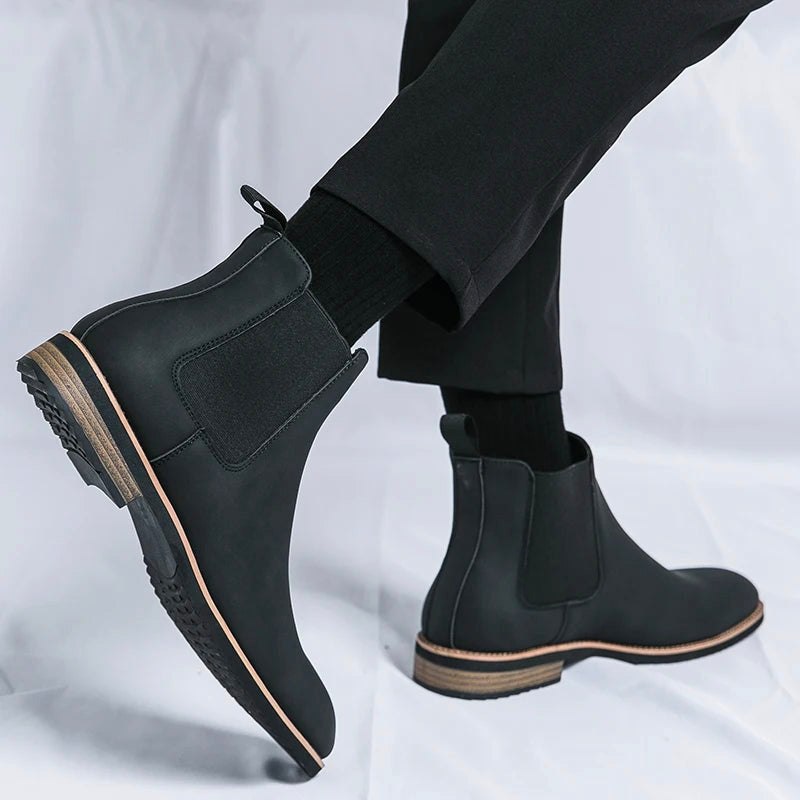 Ramon - Men's Chelsea Boots with Contrast Sole