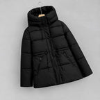 Reese - Women's Stand Collar Puffer Jacket with Zip Pockets 5