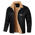 Reeves - Men's Sherpa Collar Snap Front Jacket 2
