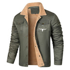 Reeves - Men's Sherpa Collar Snap Front Jacket 3