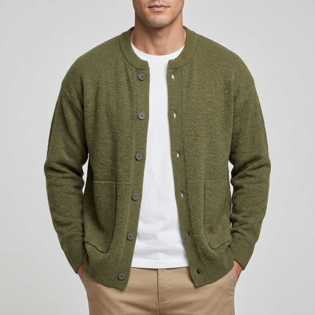 Rosemary - Women's Button-Front Knit Cardigan