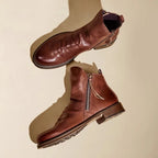 Rowan- Men's Side-Zip Leather Chelsea Boots