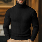 Rupert - Men's Cable Knit Turtleneck Sweater