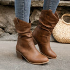 Sadie - Women's Slouchy Mid-Calf Western Boots