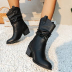 Sadie - Women's Slouchy Mid-Calf Western Boots