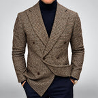 Stephen - Men's Textured Peak Lapel Blazer