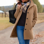 Tiffany - Women's Button-Front Wool Coat