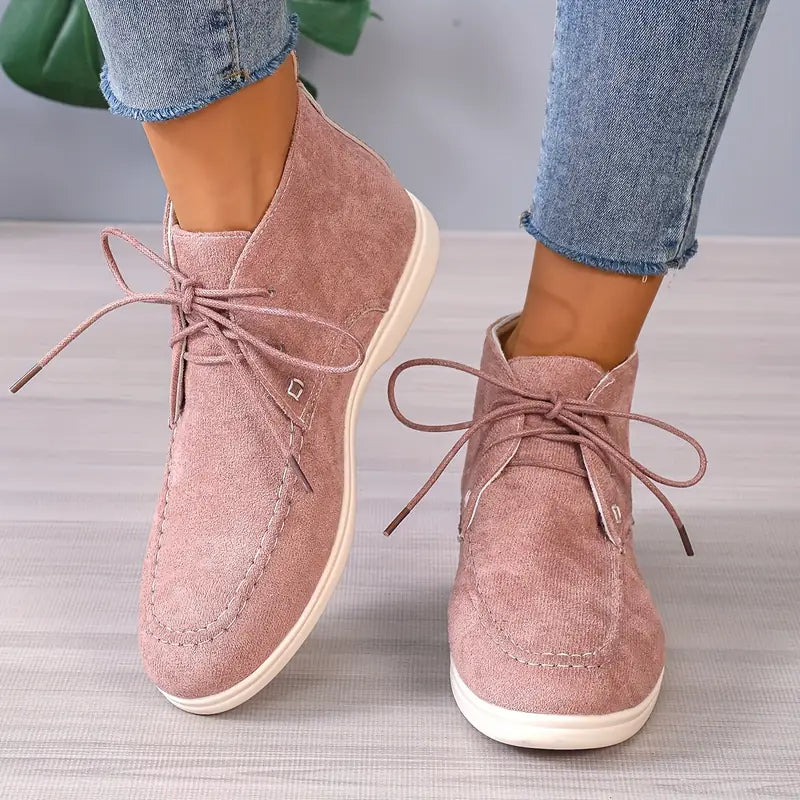 Tilda - Women's Lace-Up Suede Ankle Boots