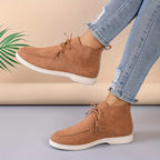 Tilda - Women's Lace-Up Suede Ankle Boots