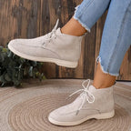 Tilda - Women's Lace-Up Suede Ankle Boots
