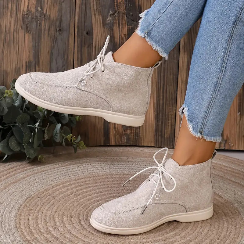 Tilda - Women's Lace-Up Suede Ankle Boots