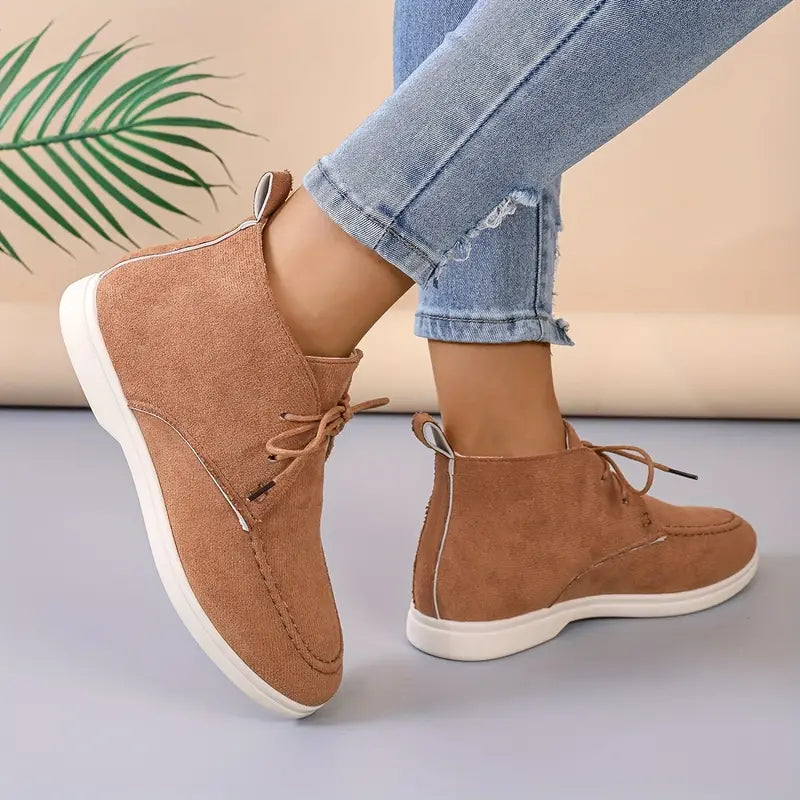 Tilda - Women's Lace-Up Suede Ankle Boots