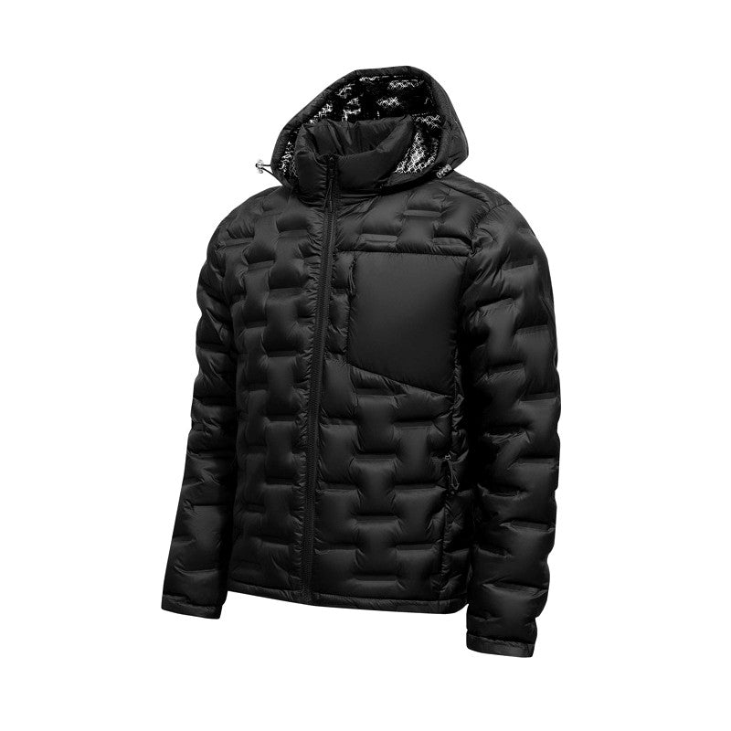 Travis - Men's Quilted Hooded Puffer Winter Jacket 1