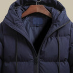 Vincent - Men's Quilted Puffer Jacket with Drawstring Hood