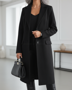 Viviana - Women's Notch-Lapel Long Coat