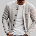 Wayne - Men's Textured Knit Pocket Cardigan 3