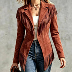 Winona - Women's Western Fringe Suede Blazer 5