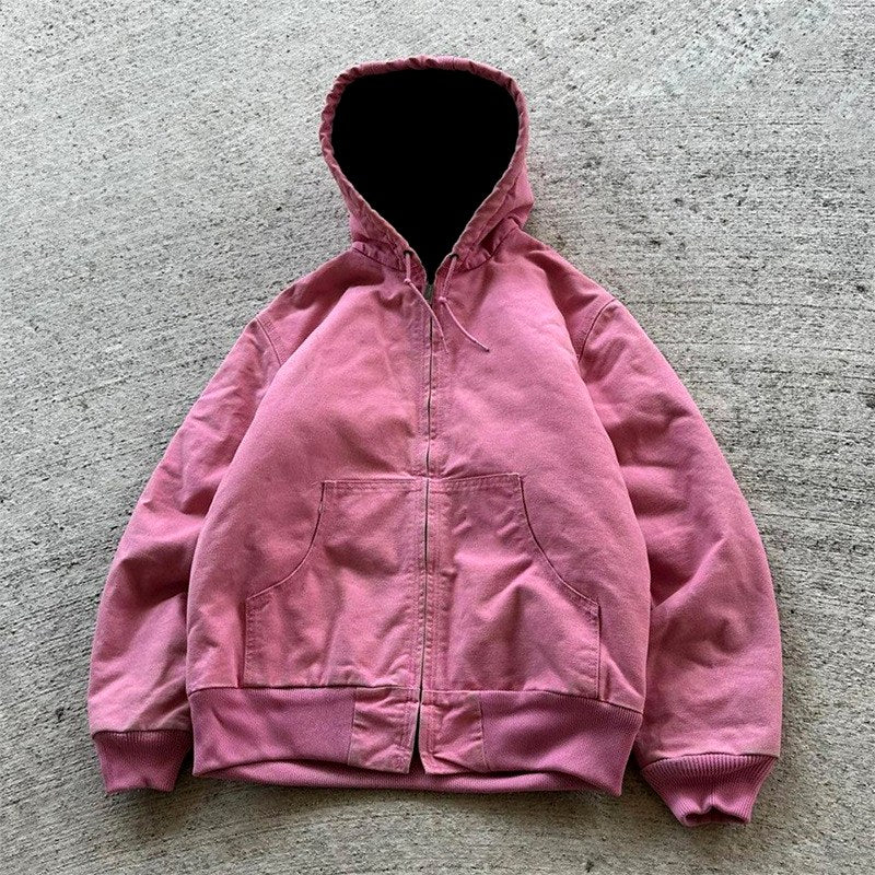 Zachary - Men's Hooded Utility Zip Jacket 2